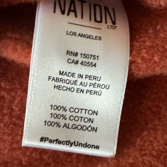 Nation Ltd Sweatshirt Long Sleeves “FIFI” size Small Gently Worn - Picture 8 of 12